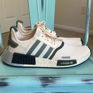 NWT Adidas Women’s NMD_R1 'White Focus Olive' Sneakers– Size US 9 W
